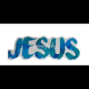 🌻2 for $9 or 4 for $15 🌻 Religious Decal for yeti laptop etc JESUS